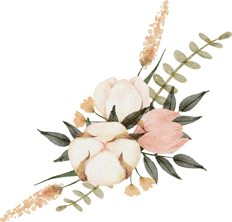 Watercolor Flower Bouquet 